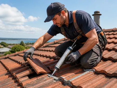 Roof repair and sealing work